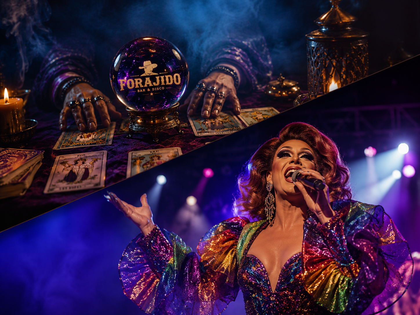Tardeos de Tarot y Drag in Concert en Forajido